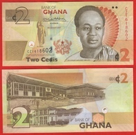 Ghana 2 Cedis 2017 P-37Ae UNC - Ghana