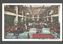 Spokane - Davenport Hotel - Lobby - 1939 - Spokane