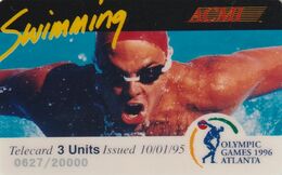 ESTADOS UNIDOS. Olympic Games Atlanta 1996 - ACMI. SWIMMING. 20000 Ex. (170). - Other & Unclassified