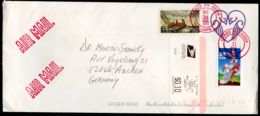 U647 PSE Cover LOVEBIRDS Used Lares PR To Germany 2001 - 2001-10