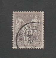 Timbres -  N°66 - Type Sage - Groupe Allégorique Paix Et Commerce  -  1876  -  Oblitéré   - - Autres & Non Classés