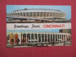Greetings  Stadium Cincinnati  Ohio    Ref 4295 - Cincinnati