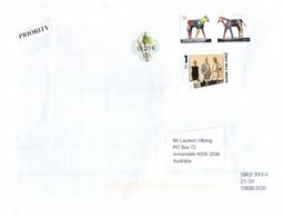 (I 25) Finland To Australia (1 Covers) With Un-cancelled Stamps - Storia Postale