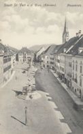 AK - Kärnten - ST. VEITH A/d Glan - Strassenpartie Mit Bürgerhäuser Am Hauptplatz 1908 - St. Veit An Der Glan