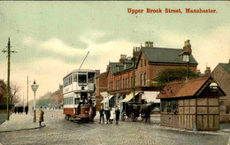 ROYAUME UNI - Carte Postale - Manchester - Upper Brook Street With Tramway -  L 67353 - Manchester