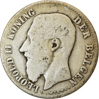 Monnaie, Belgique, Leopold II, 50 Centimes, 1899, TB, Argent, KM:27 - 50 Centimes