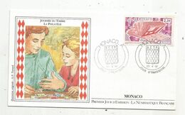 MONACO. A , FDC ,premier Jour , 1987 , Journée Du Timbre ,la Philatélie , Jour D'émission , O.E.P.T. - FDC