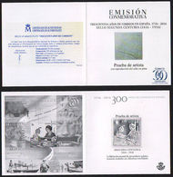 2016 300 YEARS POST SPAIN 300 AÑOS CORREOS ESPAÑA SEGUNDA CENTURIA PRUEBA OFICIAL OFFICIAL PROOF 126    TC20109 - Sonstige & Ohne Zuordnung