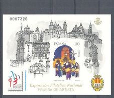 1993 PRUEBA OFICIAL EDIFIL 29 EXFILNA 93 SEMANA SANTA ALCAÑIZ TERUEL     TC11064 - Sonstige & Ohne Zuordnung