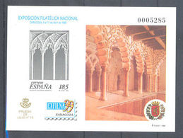 1999 PRUEBA OFICIAL EDIFIL 68 EXFILNA 99 PALACIO ALJAFERIA ZARAGOZA      TC12119 - Sonstige & Ohne Zuordnung