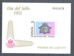 1993 PRUEBA OFICIAL EDIFIL 28 DIA DEL SELLO 1993 BUZON DE1908            TC12120 - Other & Unclassified