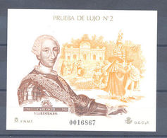 1988 PRUEBA OFICIAL EDIFIL 17 CARLOS III LA ILUSTRACION PUERTA DE ALCALA TC12128 - Other & Unclassified