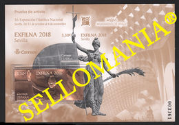 2018 EXFILNA SEVILLA SEVILLE PRUEBA OFICIAL OFFICIAL PROOF  139 ** MNH  5264  TC22035 - Sonstige & Ohne Zuordnung