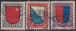 Suisse    .   Yvert  176/178      .   O      .  Oblitéré    .   /   .     Gebraucht - Used Stamps