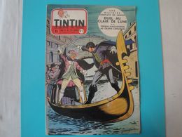Tintin N° 6 De 1955  Couverture Et Histoire Complete  De Graton  Bon état - Kuifje