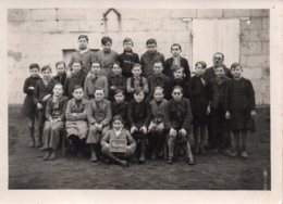 Photo  Scolaire Allones Format 13/18 Années 30 - Anonyme Personen