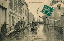 Sartrouville * Inondations De Janvier 1910 * Rue De Seine - Sartrouville