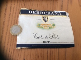 Etiquette Vin Italie «BERBERANA - Carta De Plata - RIOJA» - Other & Unclassified