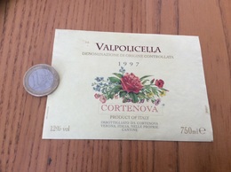 Etiquette Vin Italie 1997 «VALPOLICELLA - IMBOTTIGLIATO DA CORTENOVA - VERONA» - Other & Unclassified