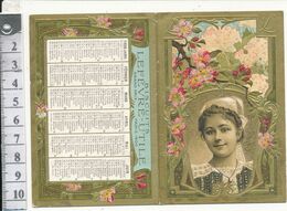 Calendrier Dépliant Biscuits LFEVRE-UTILE, 1908 - Petit Format : 1901-20