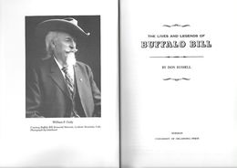 Livre En Anglais - Buffalo Bill - The Lives And Legends - William F. Cody - La Vie De Buffalo Bill - Far West - Histoire - Estados Unidos