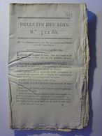 BULLETIN DES LOIS N°522 Bis De 1822 - PENSIONS POUR DES MILITAIRES ET DES VEUVES DE MILITAIRES (détails 167 Militaires) - Wetten & Decreten