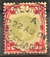 GREAT BRITAIN 1900 - Canceled - Sc# 126 - 1sh - Used Stamps