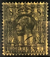 GREAT BRITAIN 1913 - Canceled - Sc# 169 - 8d - Oblitérés
