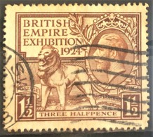 GREAT BRITAIN 1924 - Canceled - Sc# 189 - 1.5d - Used Stamps