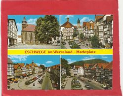 CPM. ESCHWEGE Im WERRALAND . MULTIVUES " MARKTPLATZ " CARTE NON ECRITE - Eschwege