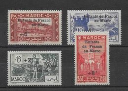 Maroc N°200/203 - Neuf * Avec Charnière - TB - Unused Stamps