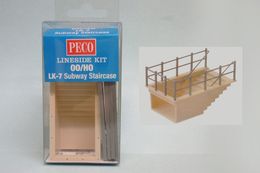 Peco - 2 ESCALIERS POUR PASSAGES SOUTERRAINS DE QUAI Subway Staircase Réf. LK-7 Neuf OO / HO - Streckendekoration