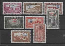 Maroc N°153/160 - Neuf * Avec Charnière - TB - Unused Stamps