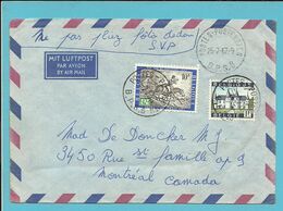 1422+1423 Op Brief Met Stempel POSTES-POSTERIJEN / B.P.S. 8 , Naar Canada - Legerstempels