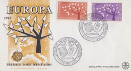 Enveloppe  FDC  1er  Jour   FRANCE   EUROPA    AIX  EN  PROVENCE   1962 - 1962