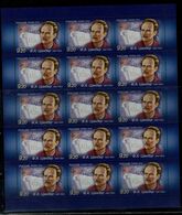 RUSSIA 2012 125th BIRTHDAY OF FRIEDRICH ZANGER FULL SHEET WED No 1852 MNH VF !! - Volledige Vellen