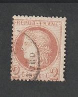 Timbres 1872 -  N°51   - Type Cérès - Dentelé III éme République   - Oblitéré  - - Autres & Non Classés