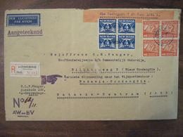 Nederland 1931 Luchtpost Gondangdia Hollande Gravenhage Reco Cover Java Indonesia Weltevreden Air Mail Batavia - Brieven En Documenten