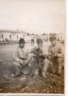 Photo  Soldats Avec Mitrailleuse Format 5.5/8 - Oorlog, Militair