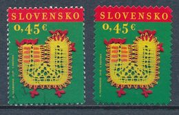 °°° SLOVENSKO - Y&T N°684/85 - 2016 °°° - Oblitérés