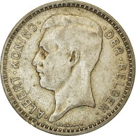 Monnaie, Belgique, Albert I, 20 Francs, 20 Frank, 1934, TTB, Argent, KM:104.1 - 20 Frank & 4 Belgas