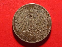 Allemagne - Bavière - 5 Mark 1903 D 4932 - 2, 3 & 5 Mark Plata