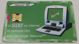 Télécarte - Borne INTERNET - Le SURF Sur Internet - Telecom Operators