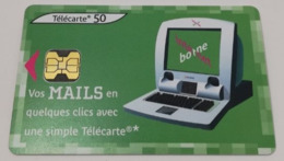 Télécarte - Borne INTERNET - Vos Mails Sur Internet - Telecom