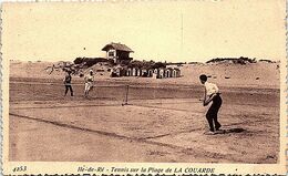 SPORT --  TENNIS - Ile De Ré - Tennis Sur La Plage De La Couarde - Tennis