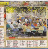 Almanach Du Facteur, Calendrier De La Poste, 1999, Région Parisienne, A L'ombre Des Platanes, Cueillette Des Olives - Grand Format : 1991-00