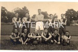 FOOTBALL TEAM GROUP OLD R/P POSTCARD SPORTS FOOTBALL PHOTOGRAPHER E. ZENKER MINDEN GERMANY - Minden