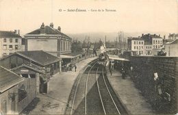 CPA 42 Loire St Saint Etienne Gare De La Terrasse Train - Saint Etienne