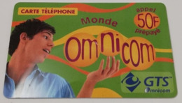 Télécarte - GTS Omnicom - Monde Omnicom - Opérateurs Télécom