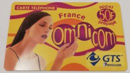Télécarte - GTS Omnicom - Monde Omnicom - Telekom-Betreiber